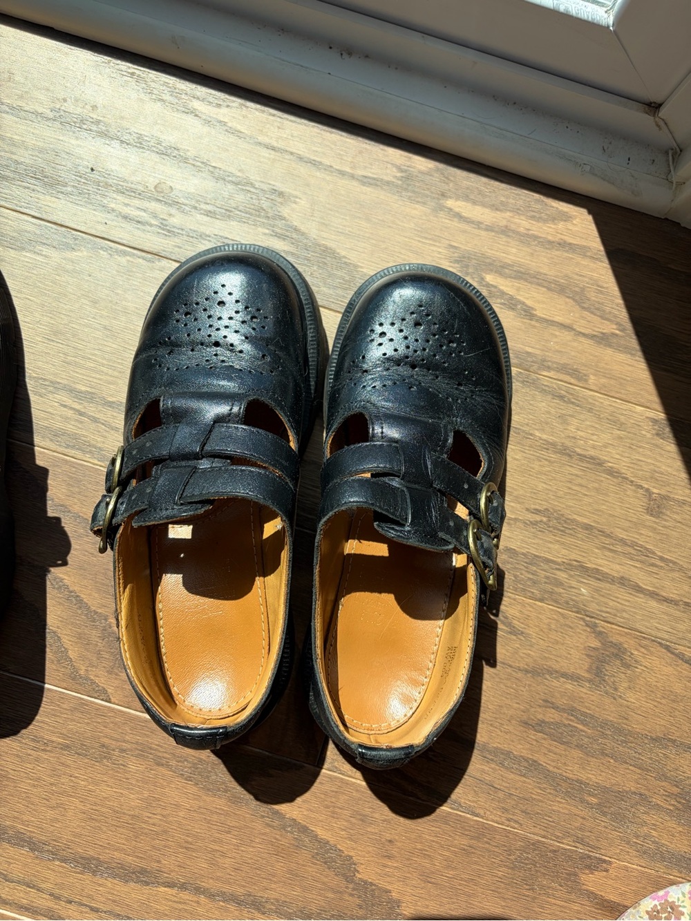 Dr.martens 8065 Vintage chunky Mary Jane Made in England Black UK4 US6